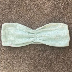 VS Pink Lacey Bandeau bra